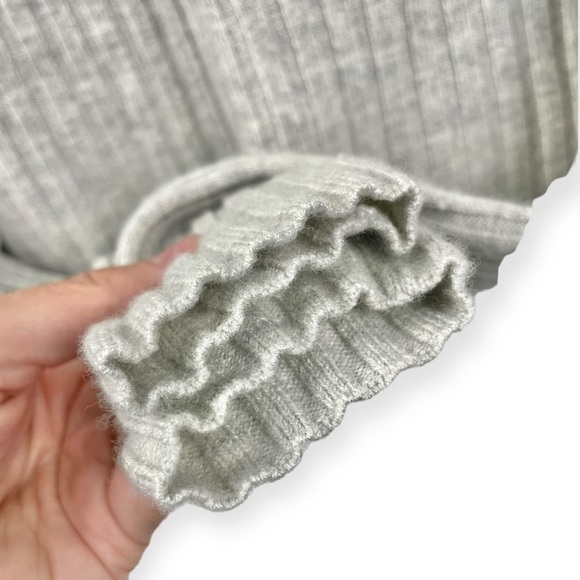 Babaton Wool Blend Ribbed Cropped Sweater Size M - Picture 6 of 7